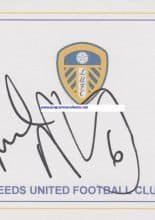 Richard Naylor signed card