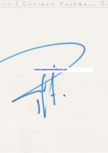 Gus Poyet signed card