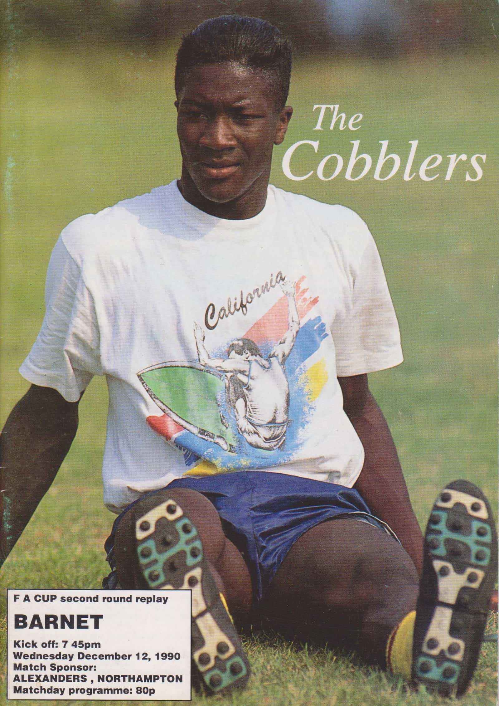 Northampton Town v Barnet 12-Dec-1990