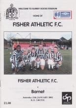 Fisher Athletic v Barnet  12-Jan-2002