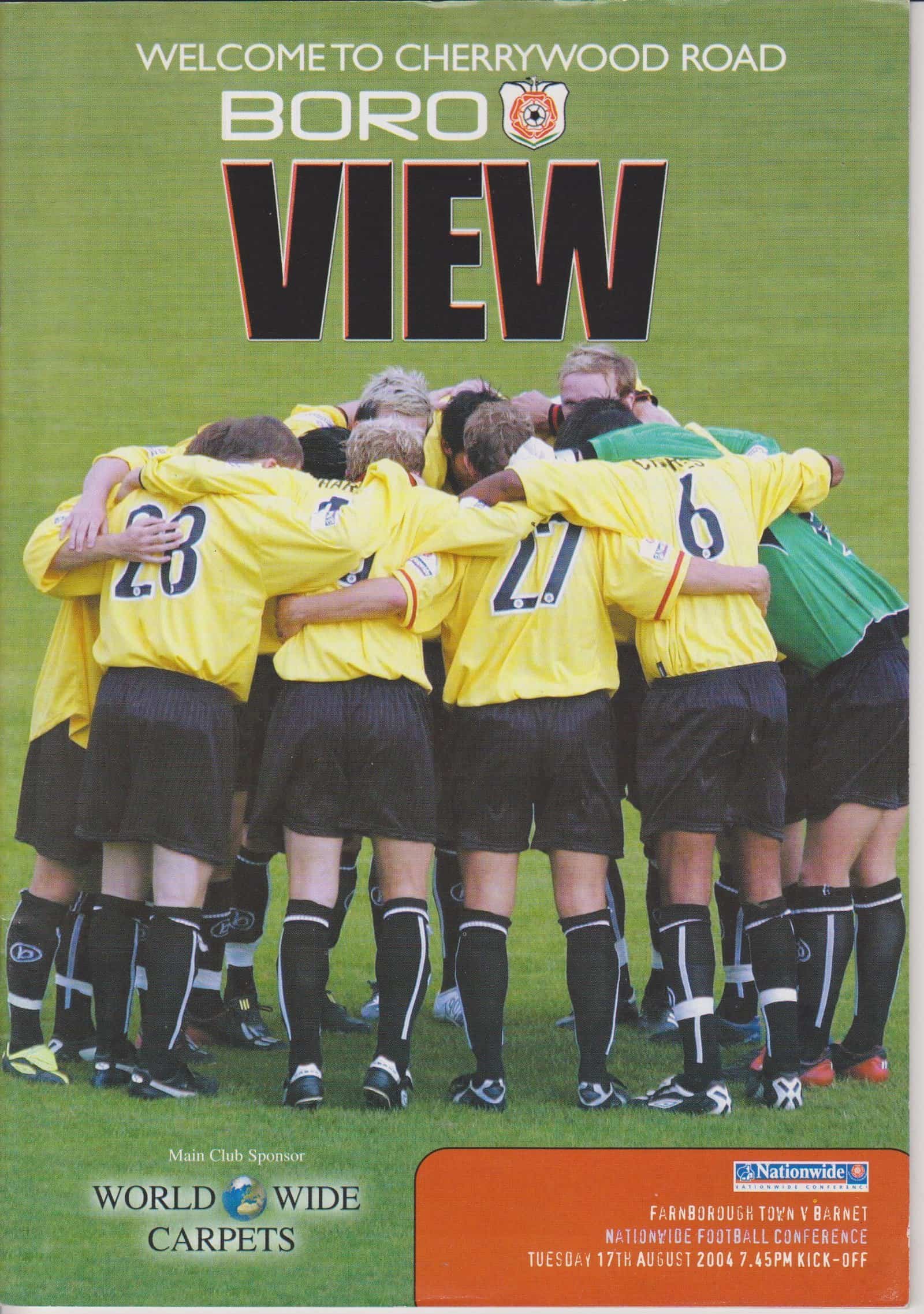 Farnborough Town v Barnet 17-Aug-2004
