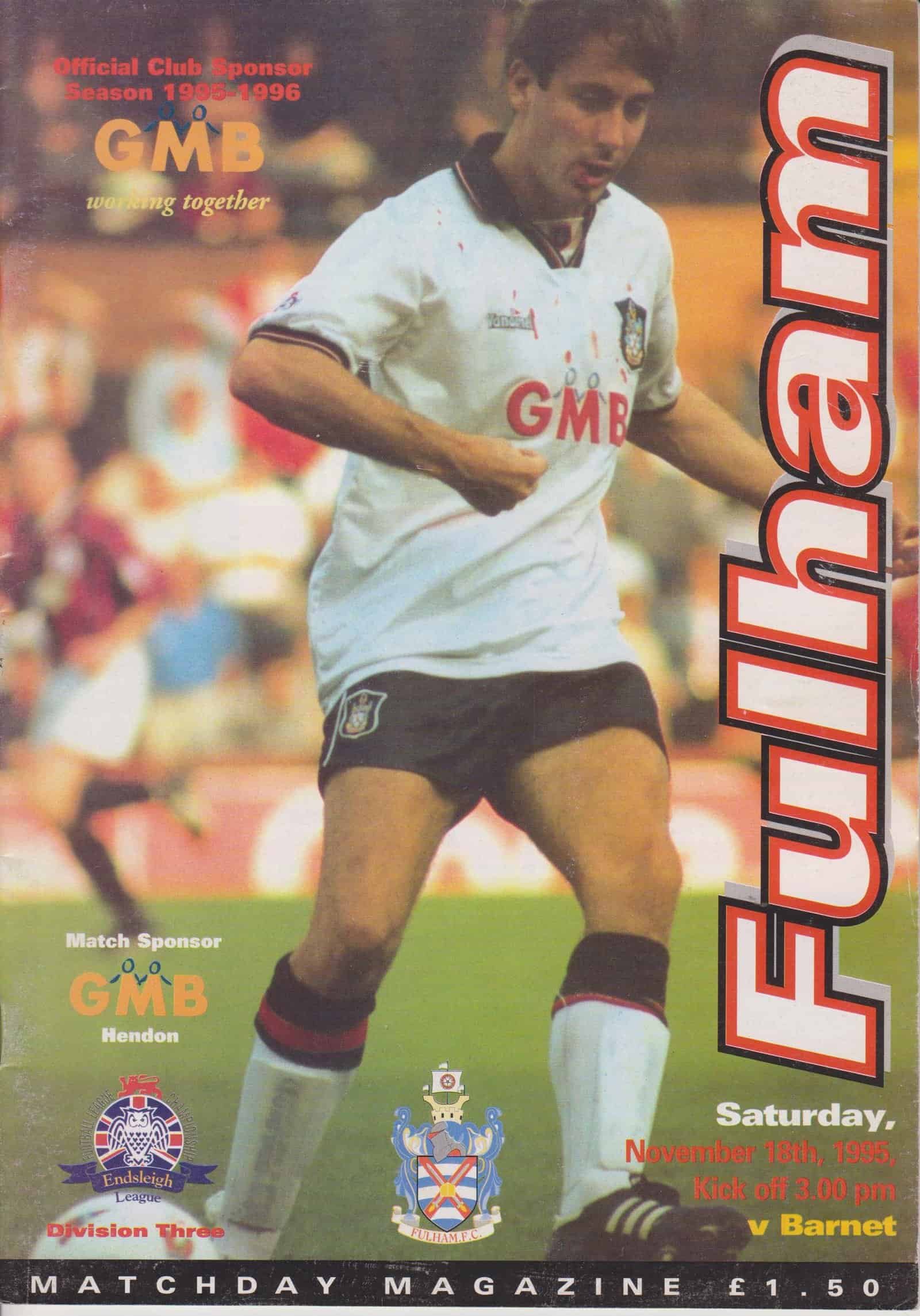 Fulham v Barnet  18-Nov-1995