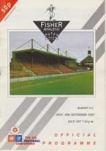 Fisher Athletic v Barnet  18-Sep-1989