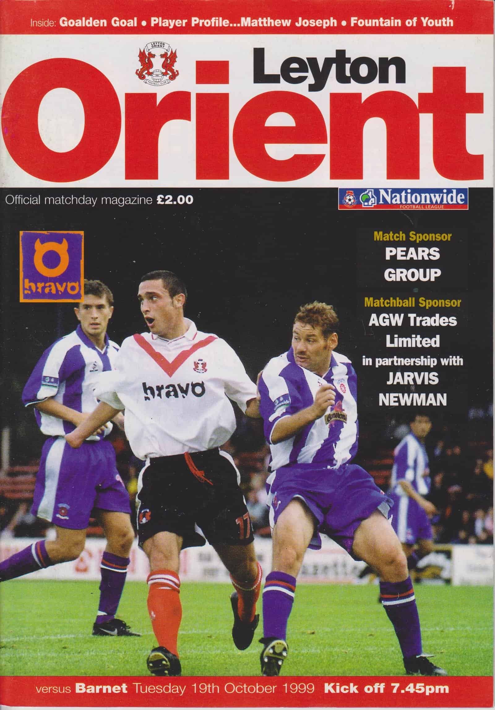 Leyton Orient v Barnet 19-Oct-1999
