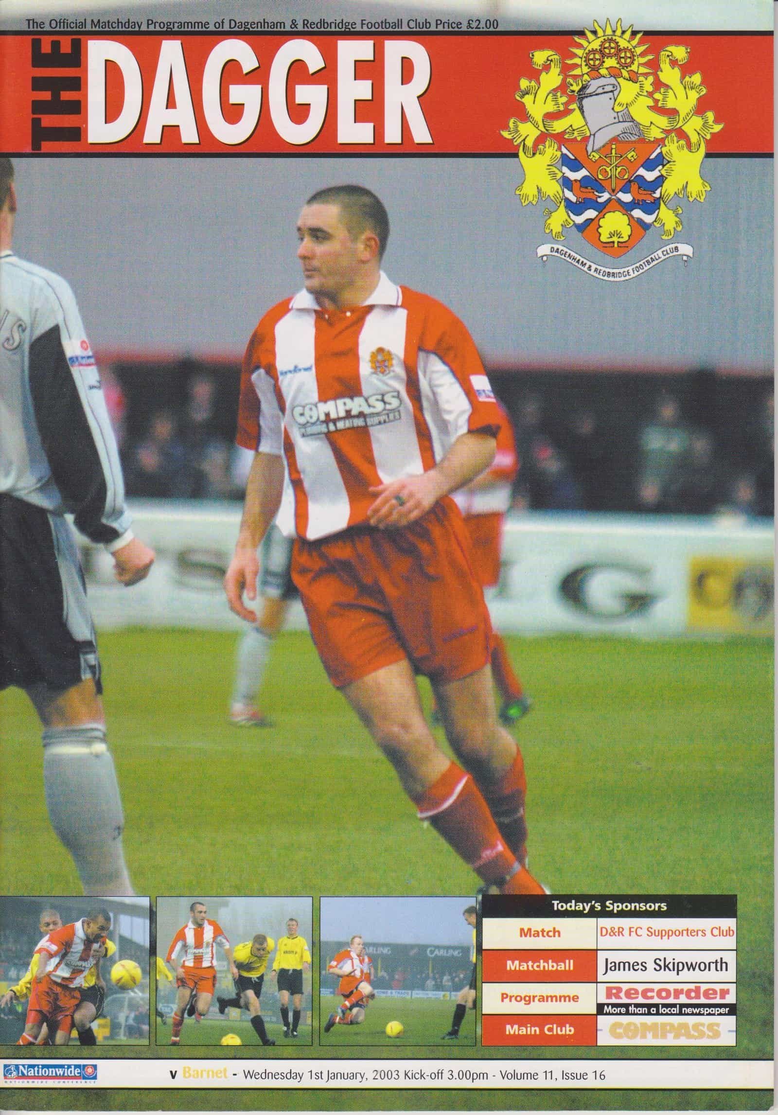 Dagenham & Redbridge v Barnet   01-Jan-2003