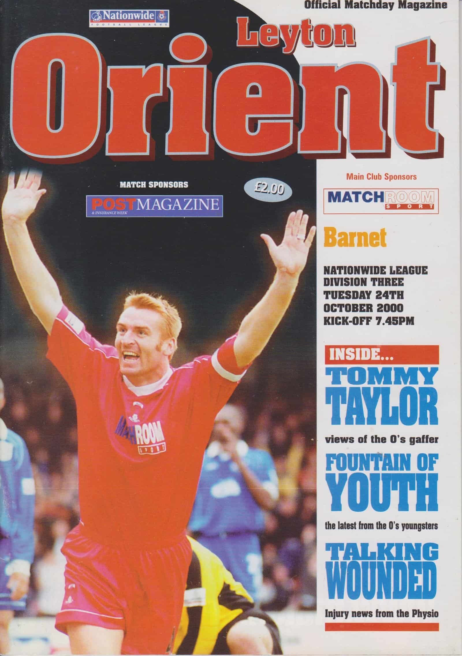 Leyton Orient v Barnet 24-Oct-2000