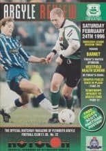 Plymouth Argyle v Barnet  24-Feb-1996