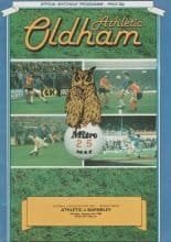 Oldham Athletic v Barnsley 03-Jan-1983
