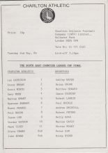 Charlton Athletic Youth v Brentford Youth 02-May-1989