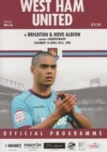 West Ham United v Brighton and Hove Albion  14-Apr-2012