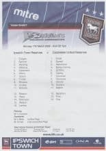 Ipswich Town Reserves v Colchester United Reserves 17-Mar-2008