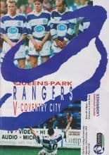Queens Park Rangers v Coventry City  22-Oct-1993