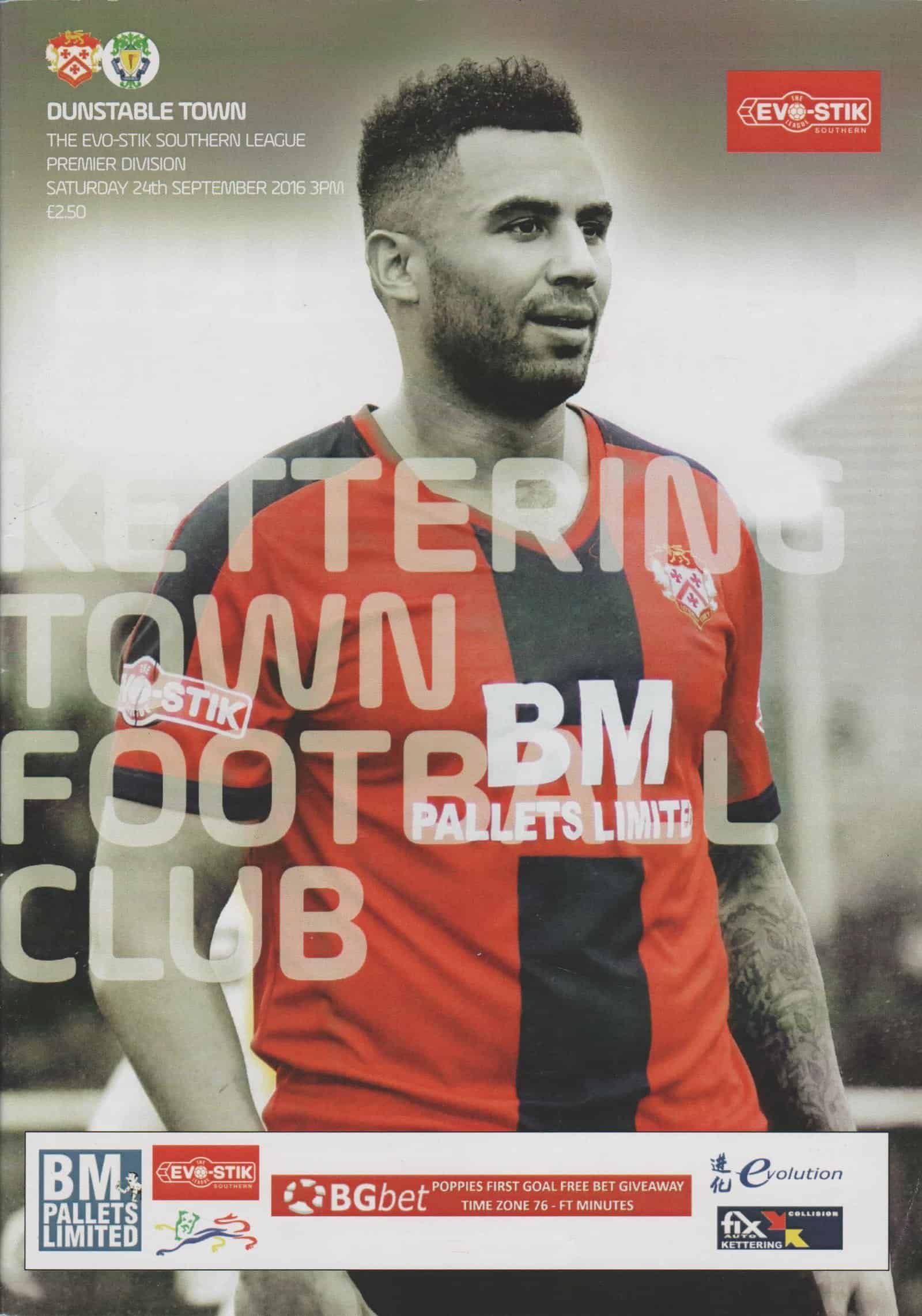Kettering Town v Dunstable Town   24-Sep-2016