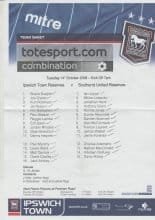 Ipswich Town Reserves v Southend United Reserves 14-Oct-2008