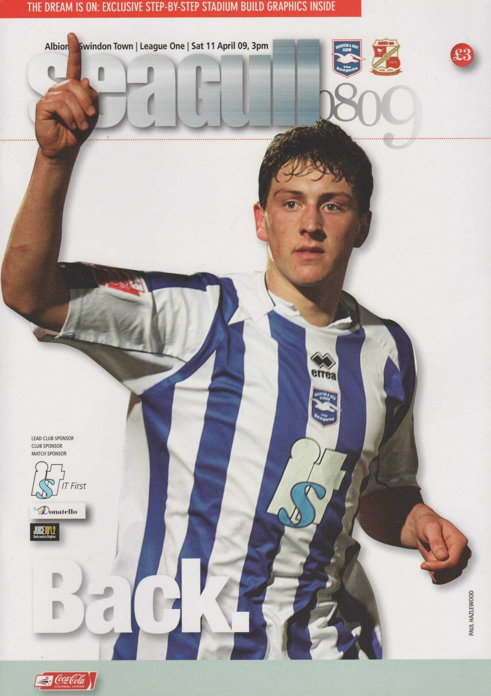 Brighton and Hove Albion v Swindon Town 11-Apr-2009