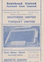 Southend United v Torquay United   13-Apr-1957