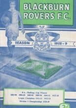 Blackburn Rovers v West Bromwich Albion  04-Apr-1959