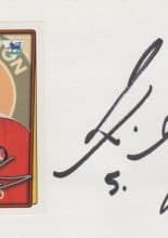 Richard Rufus signed card