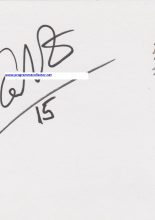 Stefan Savić signed card