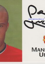 Mikaël Silvestre signed photocard