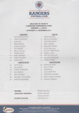 Glasgow Rangers v Glasgow Celtic 31-Dec-2016