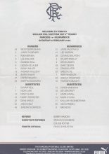 Glasgow Rangers v Kilmarnock  06-Feb-2016