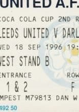 Leeds United v Darlington 18-Sep-1996