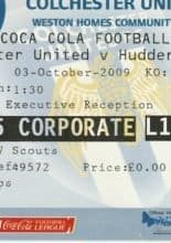 Colchester United v Huddersfield Town 03-Oct-2009
