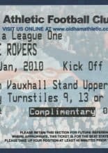Oldham Athletic v Tranmere Rovers  20-Jan-2010