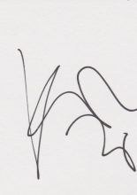 Kolo Toure signed card