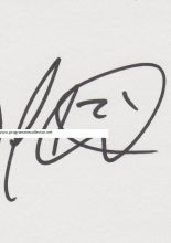 Neal Trotman signed card