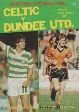 Glasgow Celtic v Dundee United 11-Apr-1981