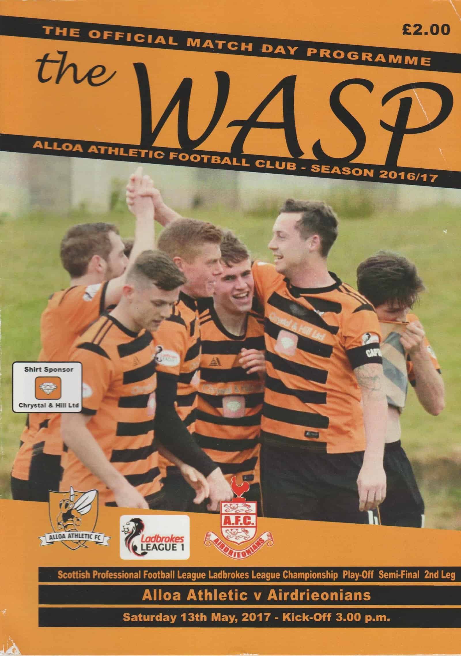 Alloa Athletic v Airdieonians  13-May-2017