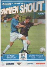 FC Halifax Town v Bamber Bridge 16-Aug-2008
