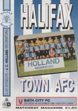 Halifax Town v Bath City   04-Nov-1995