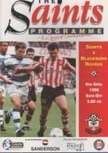 Southampton v Blackburn Rovers 06-Apr-1996
