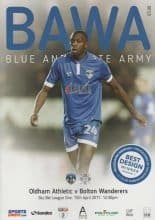 Oldham Athletic v Bolton Wanderers  15-Apr-2017