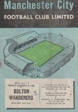 Manchester City v Bolton Wanderers 27-Dec-1955