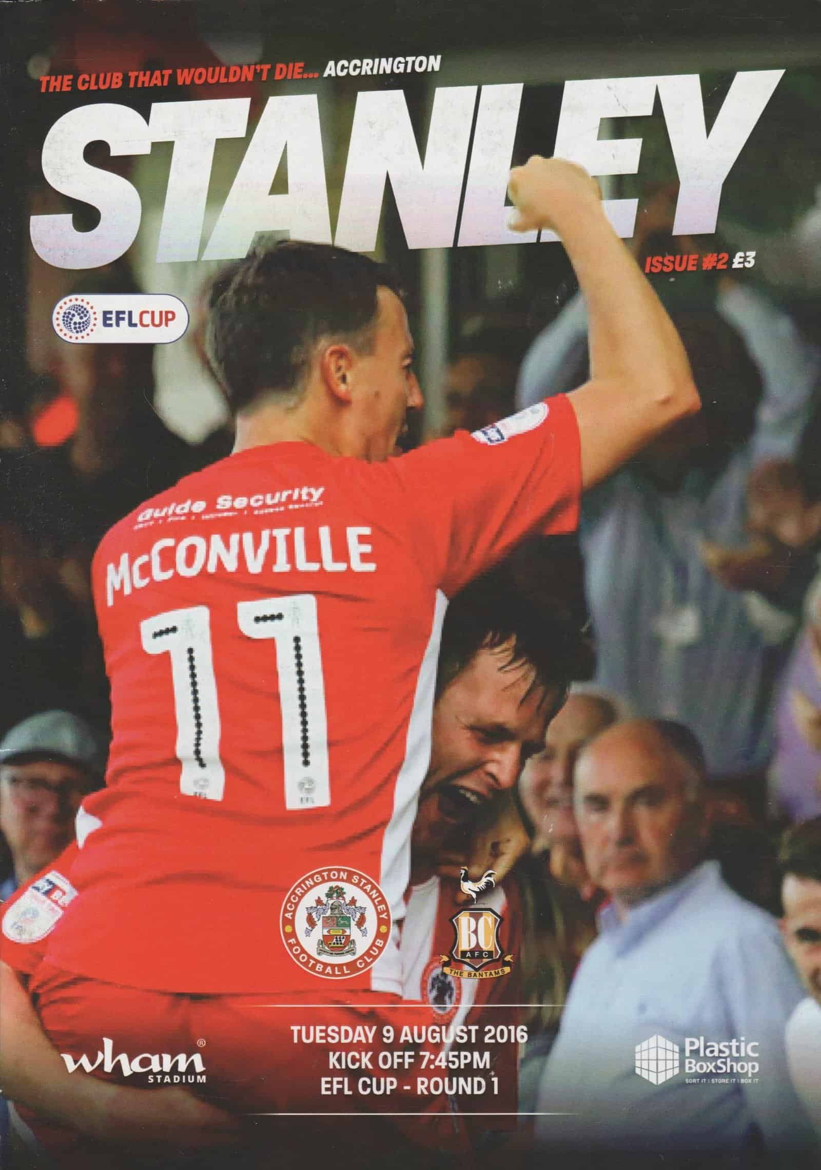 Accrington Stanley v Bradford City 09-Aug-2016