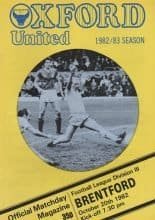Oxford United v Brentford 20-Oct-1982
