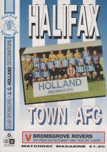 Halifax Town v Bromsgrove Rovers  02-Dec-1995