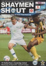 FC Halifax Town v Cambridge United 30-Apr-2014