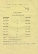 Oxford United Reserves v Cardiff City Reserves  20-Dec-1980