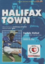 FC Halifax Town v Carlisle United  31-Aug-2004