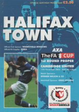 FC Halifax Town v Cambridge United  13-Nov-2004