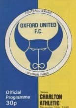 Oxford United v Charlton Athletic  26-Dec-1980