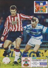 Southampton v Coventry City  22-Feb-1992