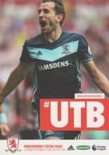 Middlesbrough v Crystal Palace  10-Sep-2016