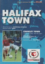 FC Halifax Town v Crawley Town  11-Jan-2005