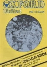 Oxford United v Doncaster Rovers  08-Sep-1982